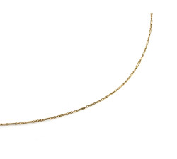 Naszyjnik złoty 375 na czasie o łańcuszkowym splocie na prezent