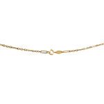 Naszyjnik złoty 375 na czasie o łańcuszkowym splocie na prezent