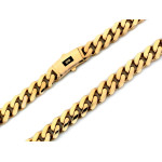 Gruba złota męska bransoleta 585 szeroka gładka pancerka 14kt