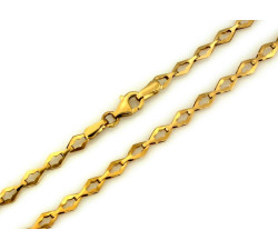 Złoty łańcuszek 585, szerokość 3,4 mm, waga 4,09 g