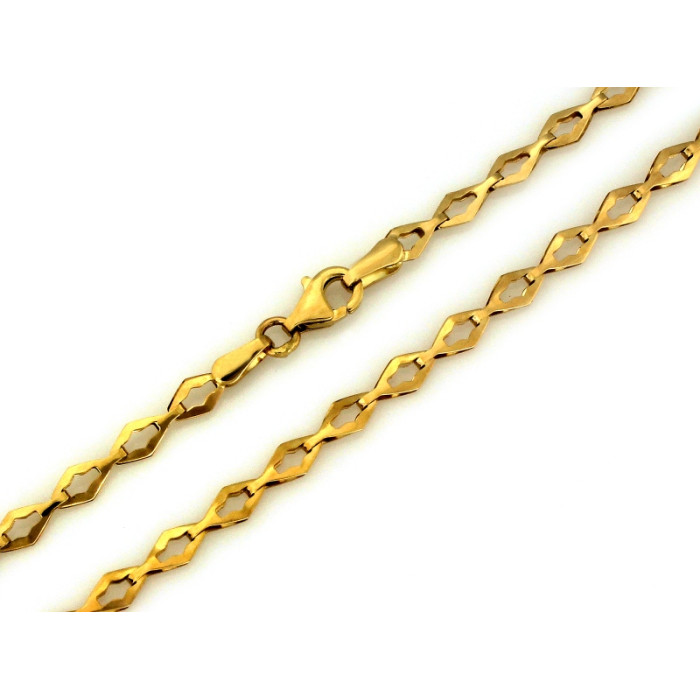 Złoty łańcuszek 585, szerokość 3,4 mm, waga 4,09 g