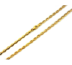 Złoty łańcuszek 585, szerokość 3,4 mm, waga 4,09 g