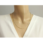 Złoty łańcuszek 585, szerokość 3,4 mm, waga 4,09 g