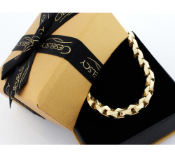 Złoty łańcuszek męski z próby 585/14k