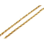 Elegancki naszyjnik 585 duże ogniwa elementowy na prezent