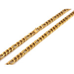 Łańcuch złoty 585 figaro męski błyszczący 14kt prezent idealny