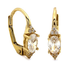 kolczyki złote bez cyrkonii