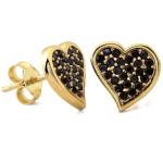 kolczyki złote bez cyrkonii