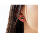 złote kolczyki sztyft