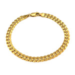 Bransoletka złota 375 męska gruba pancerka 6.6mm dla niego
