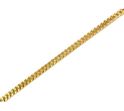 Bransoletka złota 375 męska gruba pancerka 6.6mm dla niego