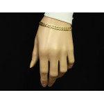 Bransoletka złota 375 męska gruba pancerka 6.6mm dla niego