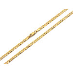 Złoty łańcuszek pancerka 375 klasyczny splot szerokość 3.4mm