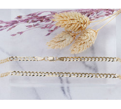 Złoty łańcuszek pancerka 375 klasyczny splot szerokość 3.4mm