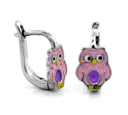 srebrne kolczyki angielskie