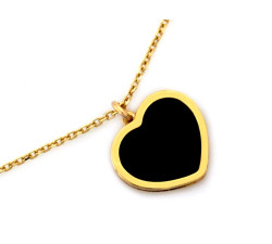 Złoty naszyjnik 585 z cyrkoniami na prezent