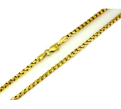 Złoty łańcuszek 585 uniwersalny szerokie kostki duże ogniwa 14kt