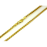 Złoty łańcuszek 585 uniwersalny szerokie kostki duże ogniwa 14kt