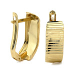 kolczyki złote bez cyrkonii