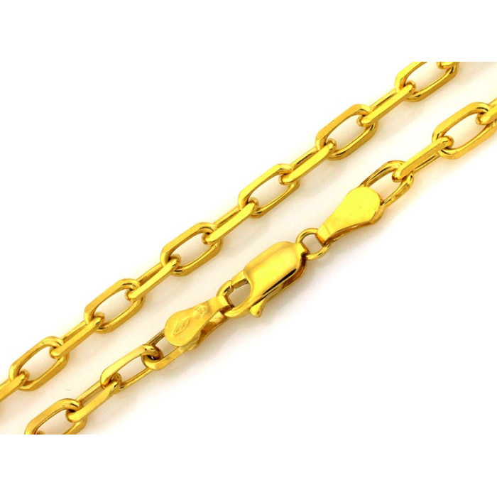 Złoty łańcuszek 14k ankier splot masywny szeroki design wyjątkowy