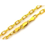 Złoty łańcuszek 14k ankier splot masywny szeroki design wyjątkowy