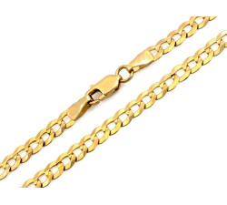 Złoty łańcuszek Pancerka 585 50 cm