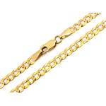 Złoty łańcuszek Pancerka 585 50 cm