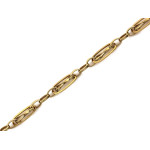 Złota bransoletka szeroka 8,5 mm