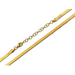 Złoty łańcuszek linka/żmijka 585 dla kobiet