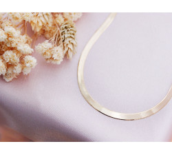 Złoty łańcuszek linka/żmijka 585 dla kobiet