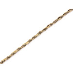 Bransoletka złota 585 przeplatane ogniwa na prezent dla niej