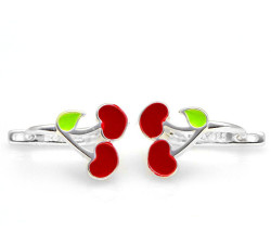 srebrne kolczyki angielskie