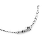 Srebrny naszyjnik 925 z literką D na łańcuszku inicjały na prezent