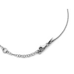 Naszyjnik srebrny 925 z pozłacaną przywieszką w kształcie koła na łańcuszku