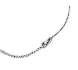 Srebrny naszyjnik 925 z pozłacanymi okręgami dwoma na łańcuszku