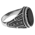 pierścionek srebro markazyt