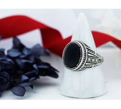 pierścionek srebro markazyty