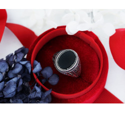 pierścionek srebro markazyt