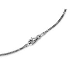 Naszyjnik ze srebra 925 z wiszącym kamieniem na łańcuszku grubym