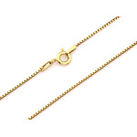 łańcuszek ze srebra pozłacanego