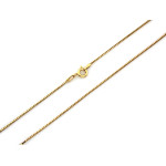 srebrny pozłacany łańcuszek