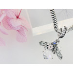 Srebrna zawieszka 925 charms do bransoletki pszczoła