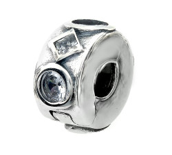 Charms ze srebra 925 do bransoletki z cyrkoniami