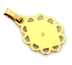 Złoty ażurowy medalik 585 Matka