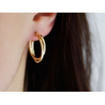 kolczyki złote bez cyrkonii