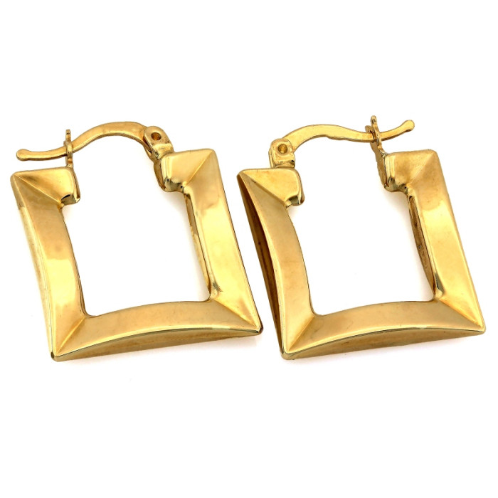 Złote kolczyki - elegancka biżuteria na prezent