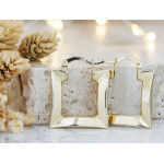 Złote kolczyki - elegancka biżuteria na prezent