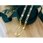 Złoty łańcuszek Figaro 585 dla kobiet i mężczyzn