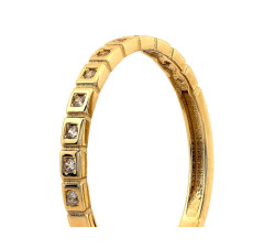 Złoty pierścionek Eternity 585