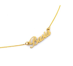 Naszyjnik złoty imię Basia
